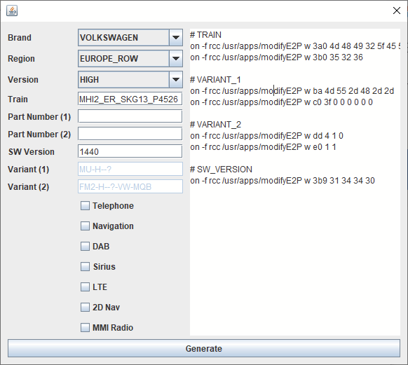 E2PTool - example for MU1440