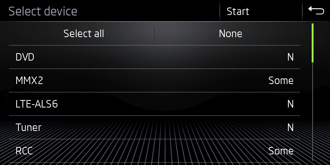 'Select all' -> switch all packages to Y(es)