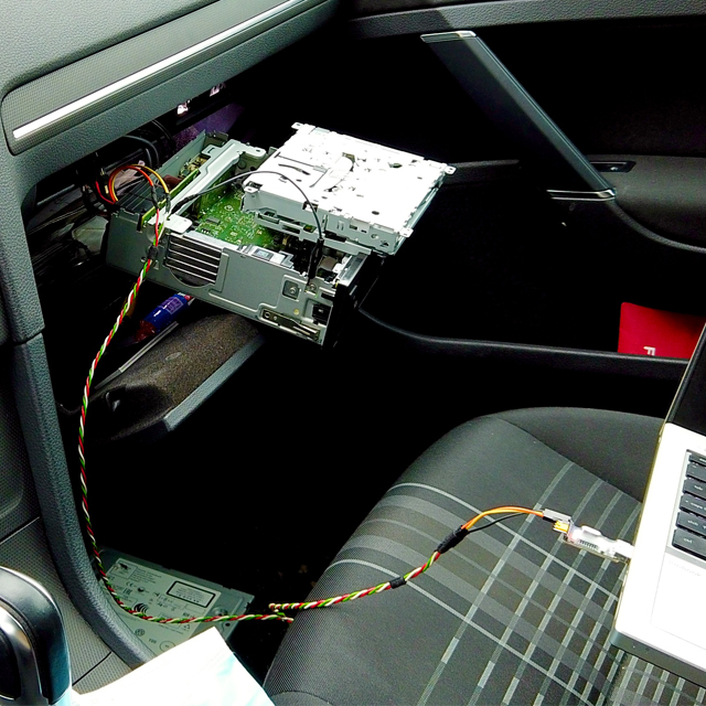 MIB connected to PC over serial.