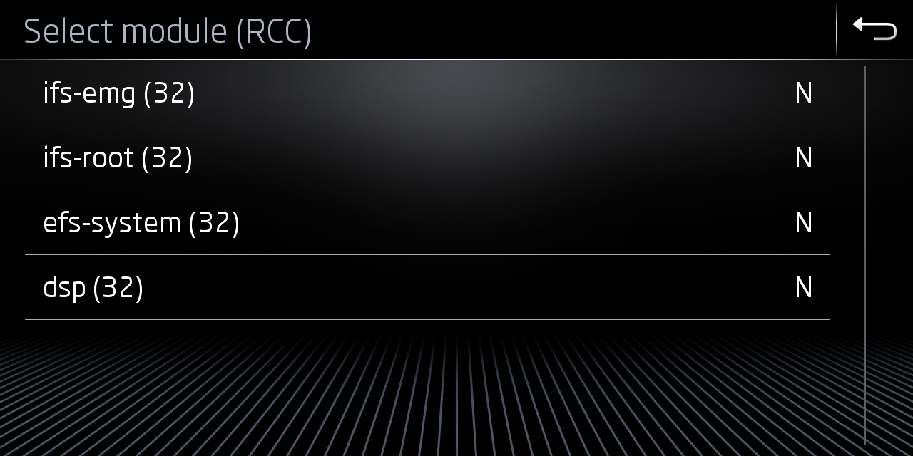 select and enter