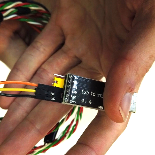 =83x83 PC end of the cable and USB serial converter.