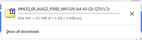 "Normal" download speed without download manager